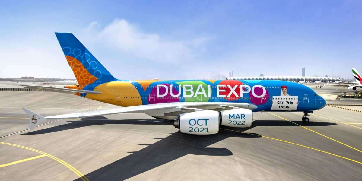 Emirates A380 Flypast over Dubai