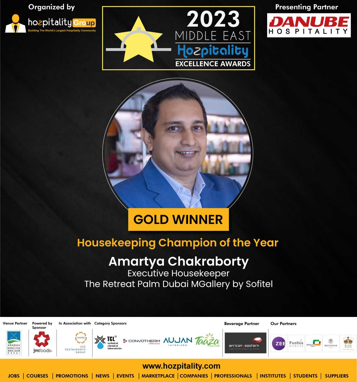 MEHEA 2023: Housekeeping Champion of the Year Gold Awardee