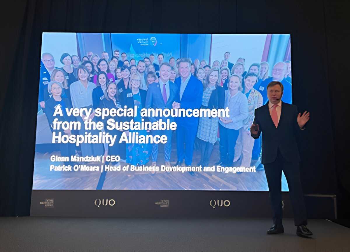 The Alliance's initiatives, such as the World Academy for Sustainable Hospitality and the Hotel Carbon