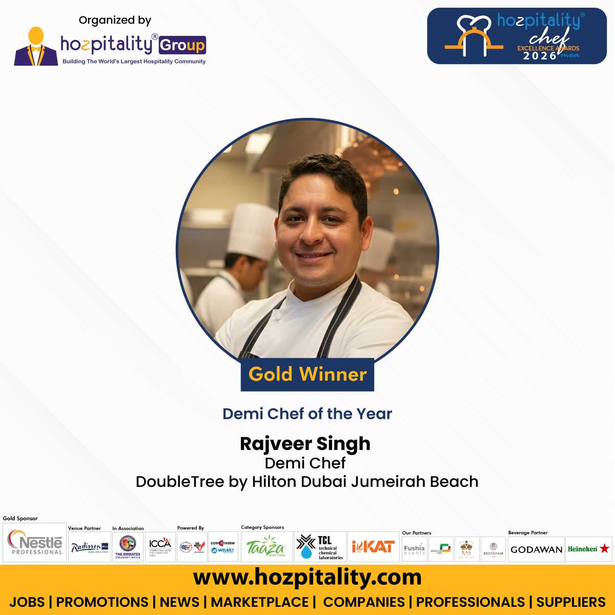 Setting the Gold Standard on the Golden Coast: Demi Chef Rajveer Singh Claims Top Honors for Kitchen Operational Mastery